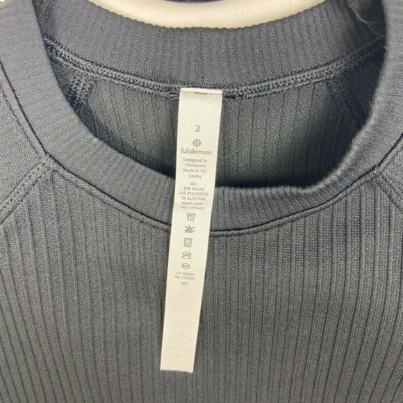 Lululemon Rest Less Pullover Black Warm Running 2 - Picture 8 of 8